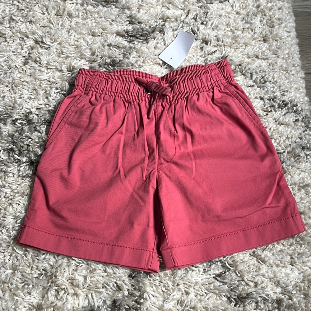J.Crew. Crewcuts. Boys pier short in stretch twill. Vintage rose. Size 5. New.